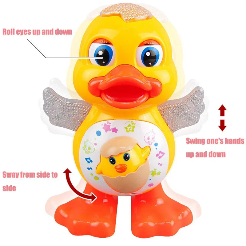 Electric Dancing Duck Toy Interactive Musical Animal